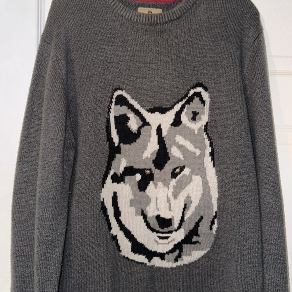 Gray Wolf Sweater for Men